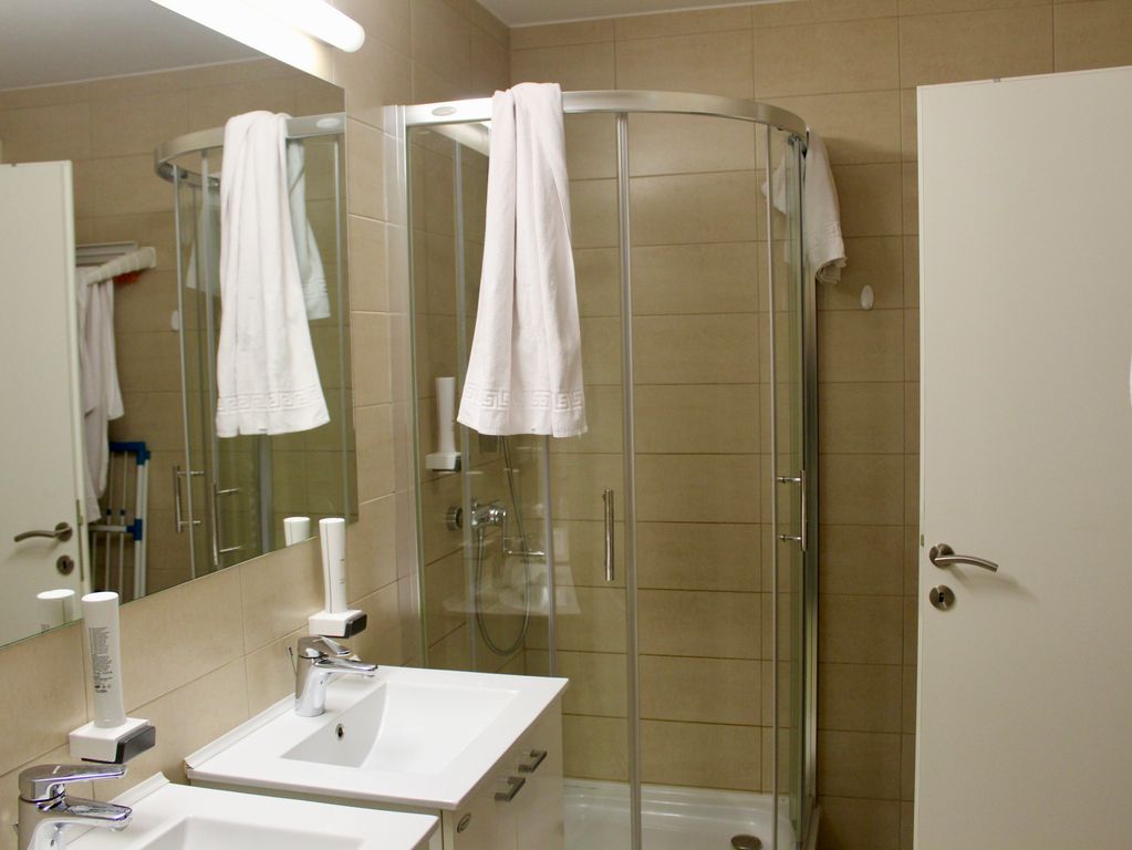 Badkamer voorbeeldappartement